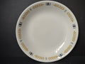 Vintage Homer Laughlin Gold Wheat Sprig Black Dash Plate [6966]