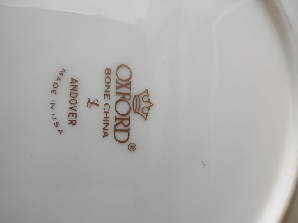 Oxford Bone China Andover backstamp - Made in USA