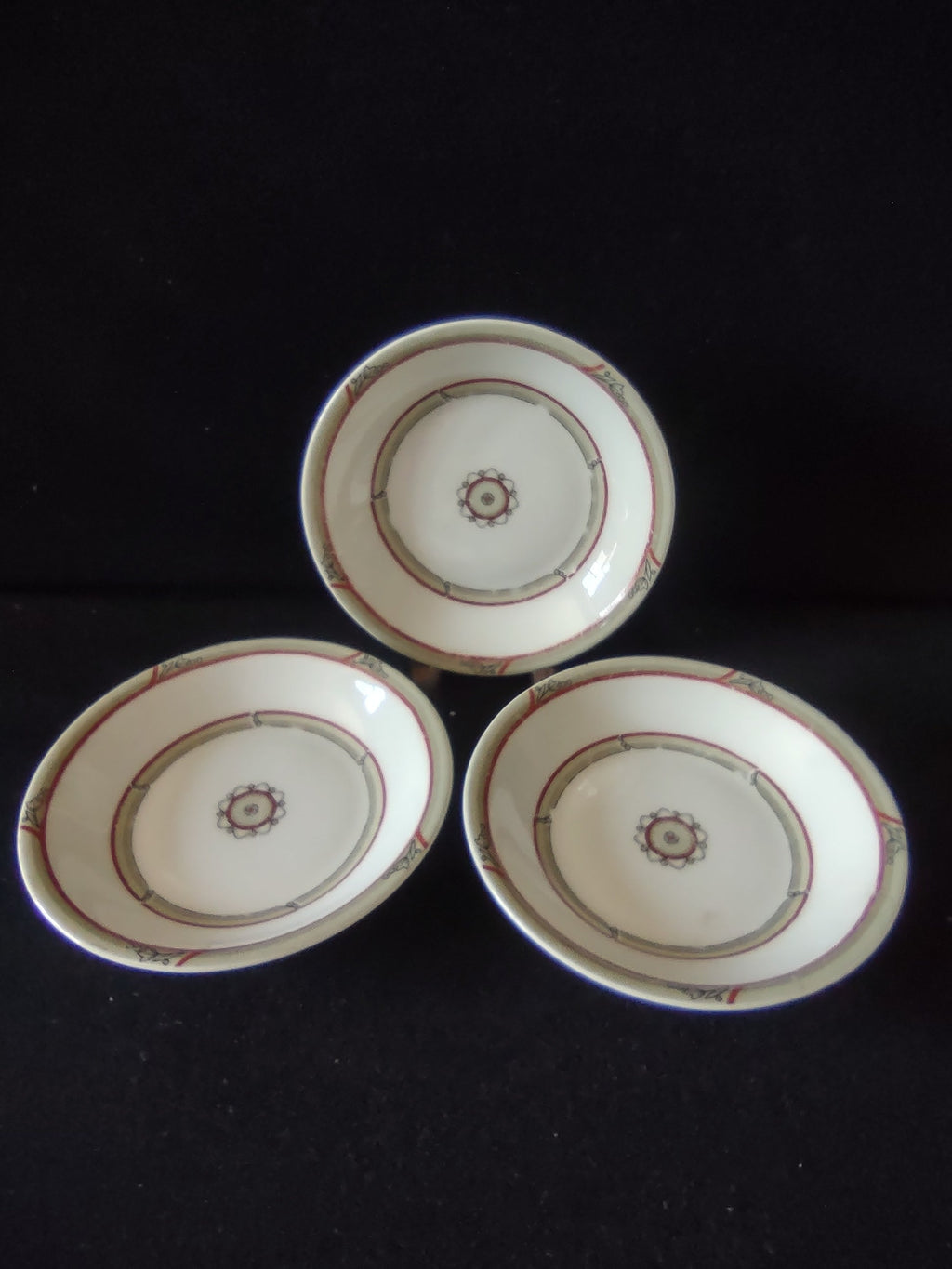 Theodore Haviland New York Made in America backstamp in red script on off-white porcelain