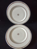 Ruler showing approximately 6 inch diameter of Theodore Haviland Art Deco plate