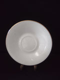 Oxford Bone China Special saucer - close-up of gold rim detail