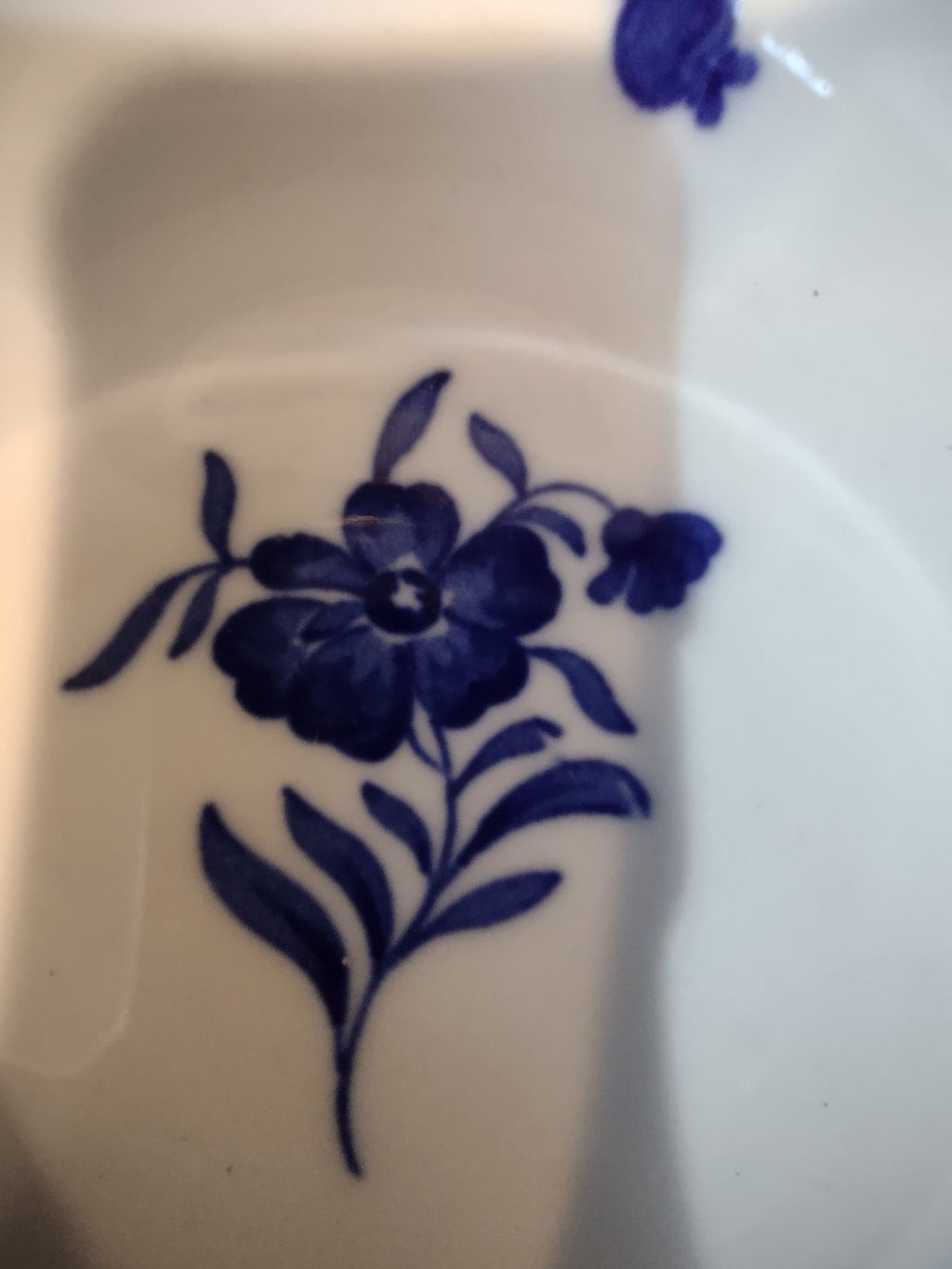 Vintage Syracuse China Nantucket Blue Floral Bowl Set of 3 [7004]