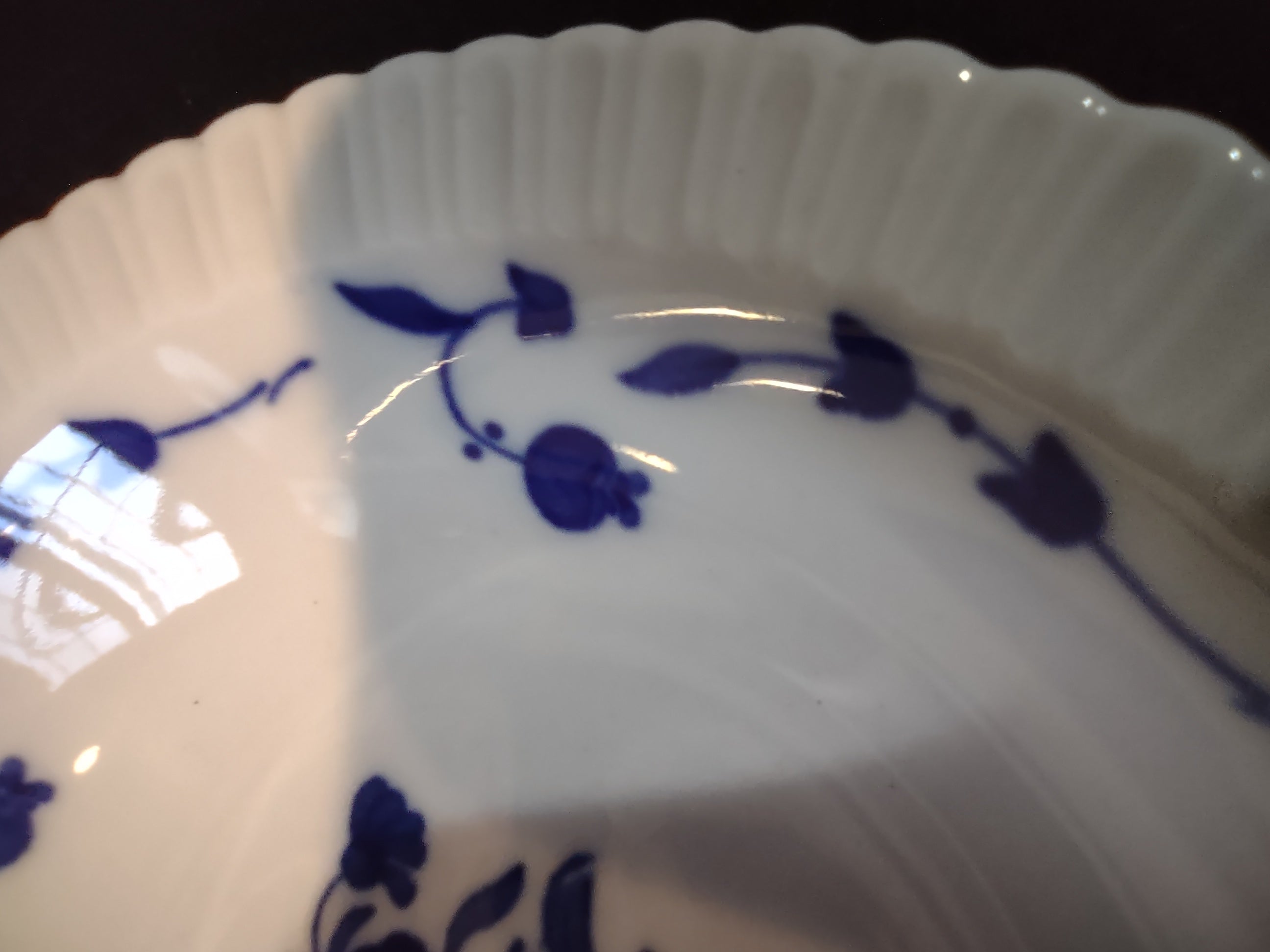 Vintage Syracuse China Nantucket Blue Floral Bowl Set of 3 [7004]