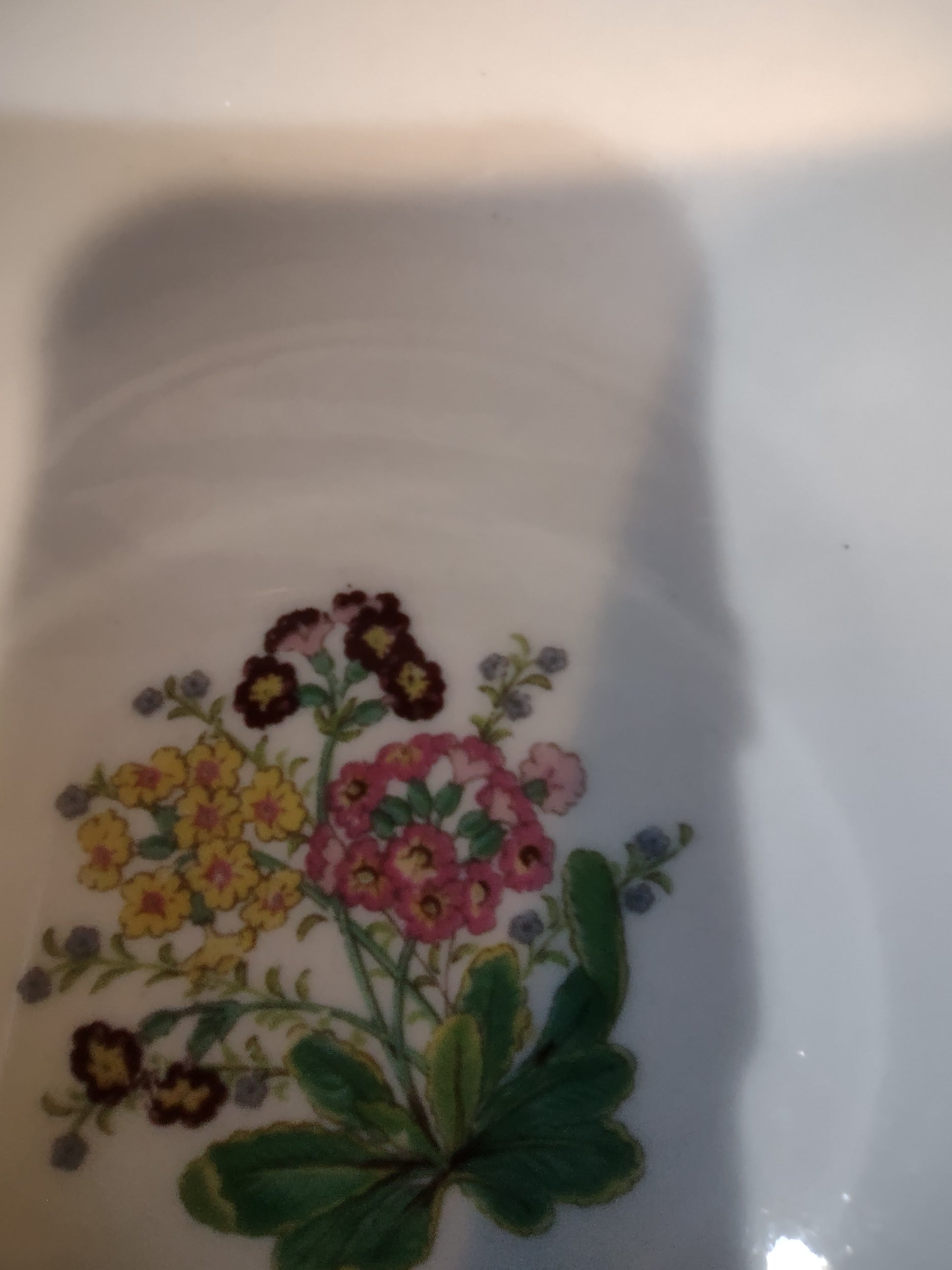 Vintage Theodore Haviland NY Saybrook Floral Bouquet Gold Band Bowl [7006]