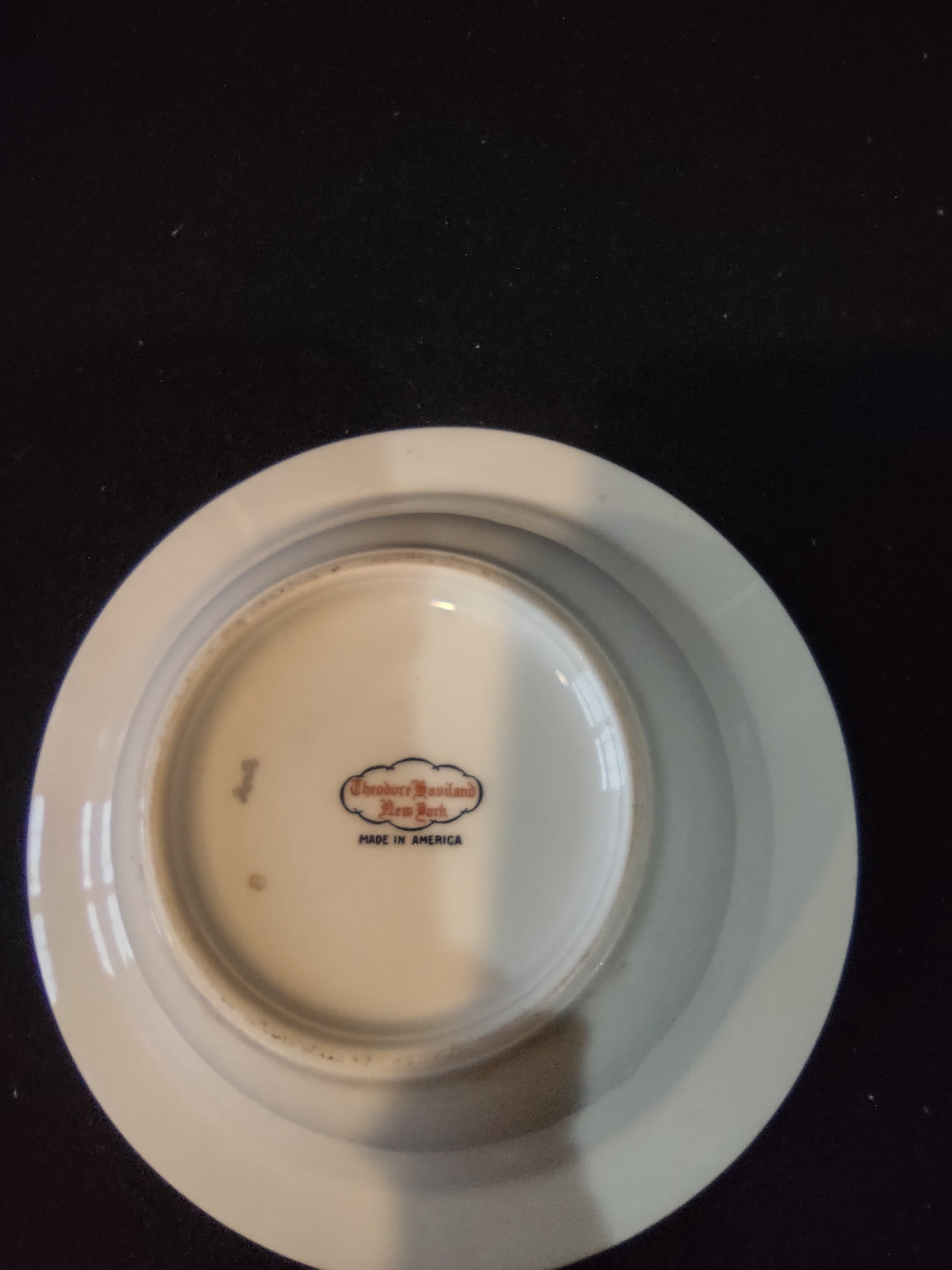 Vintage Theodore Haviland NY Saybrook Gold Band Cereal Bowls Set of 3 [7007]