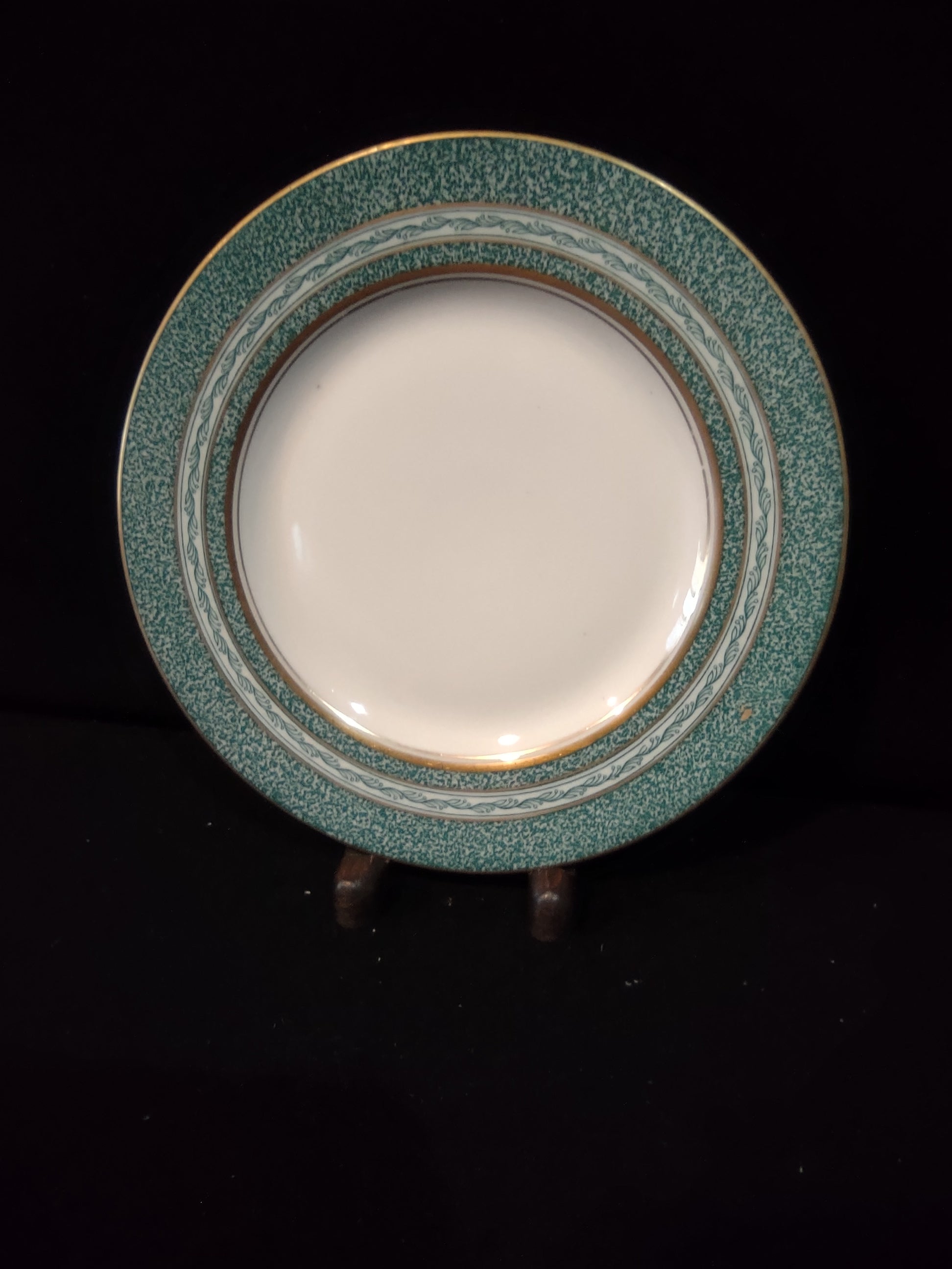 Canonsburg Fine China Mosaic plate - backstamp showing Canonsburg Fine China Mosaic Made in America