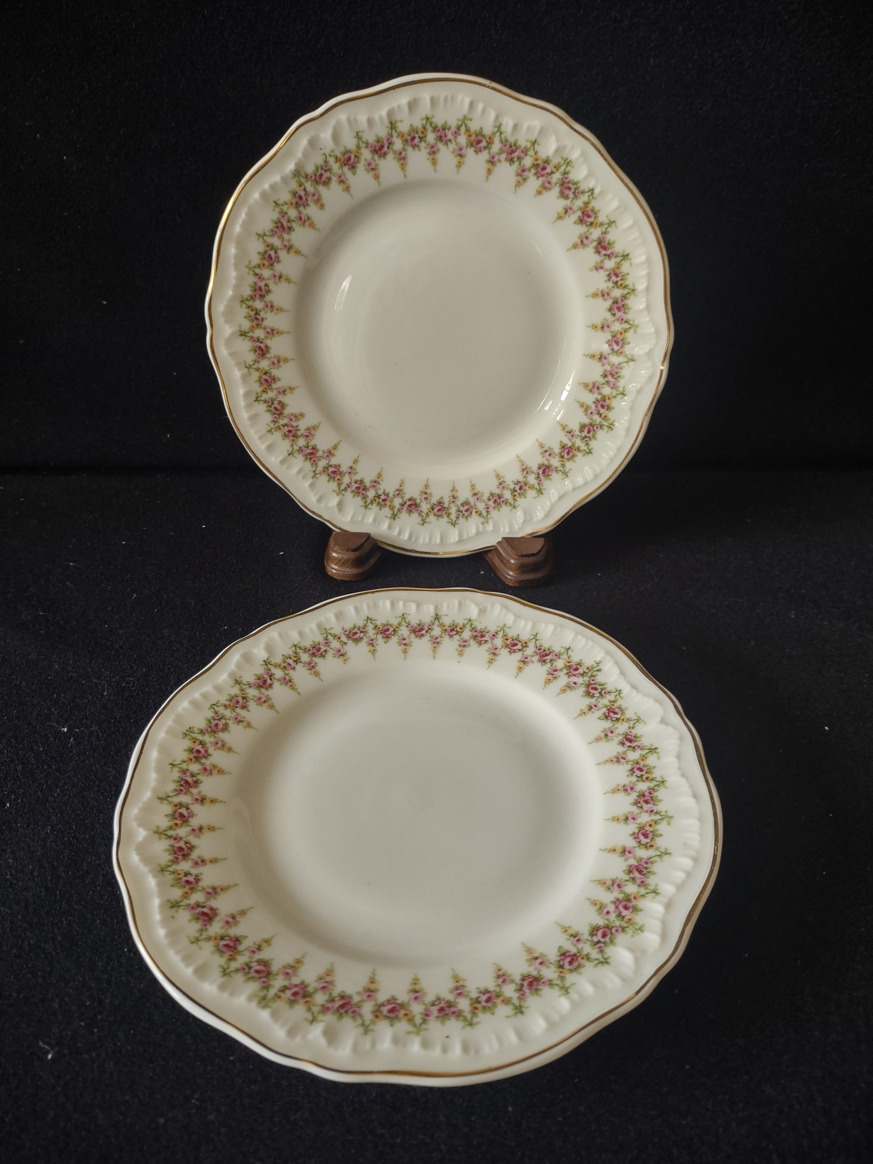 Theodore Haviland NY plate - backstamp showing Theodore Haviland New York Made in America
