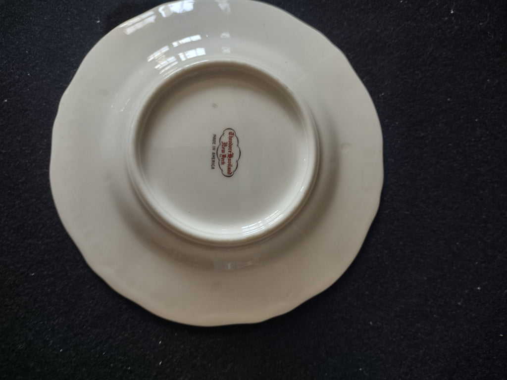 Theodore Haviland NY plate - backstamp close up Theodore Haviland New York Made in America