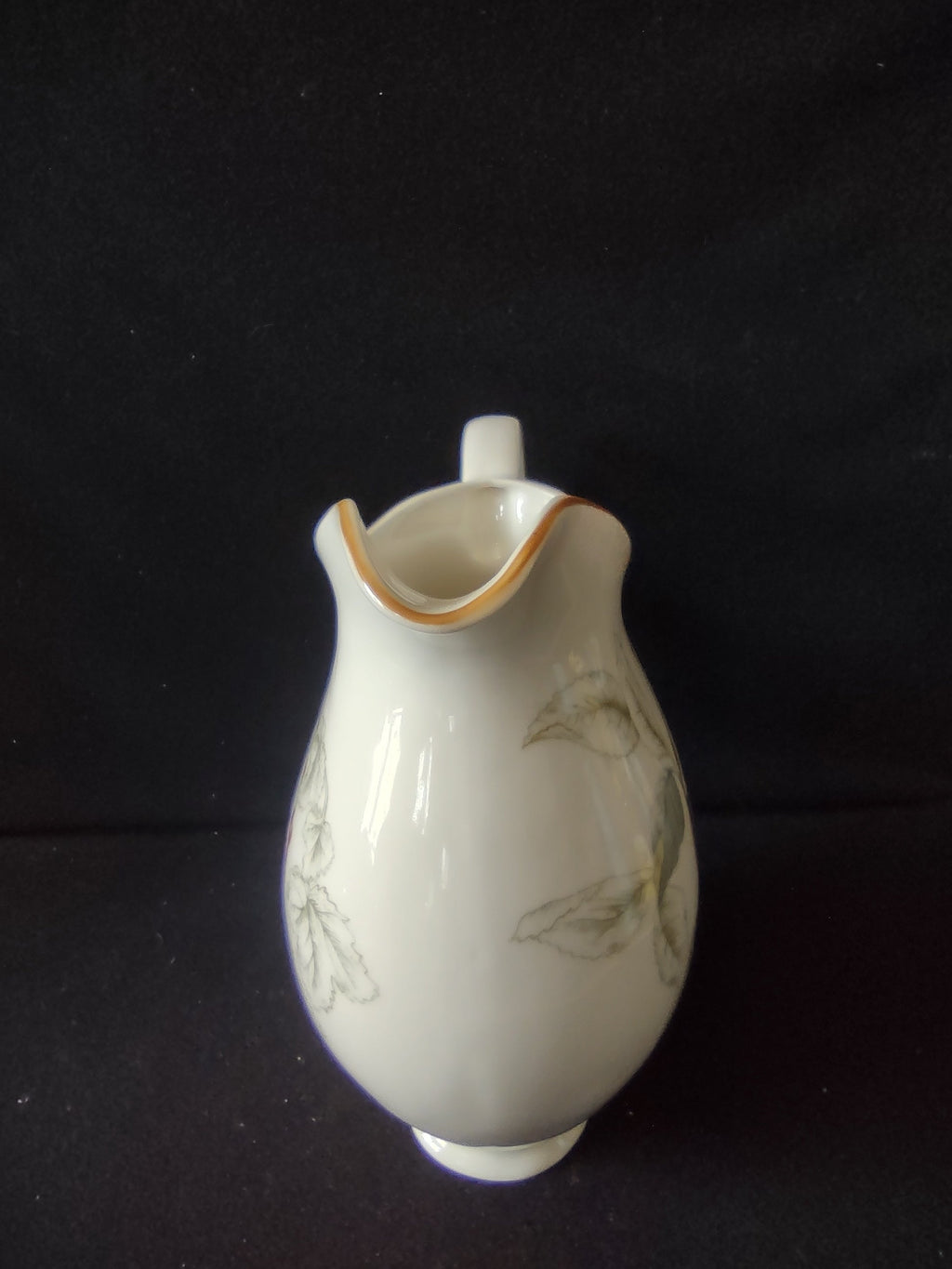Top down view of Charter Club pitcher interior showing discoloration