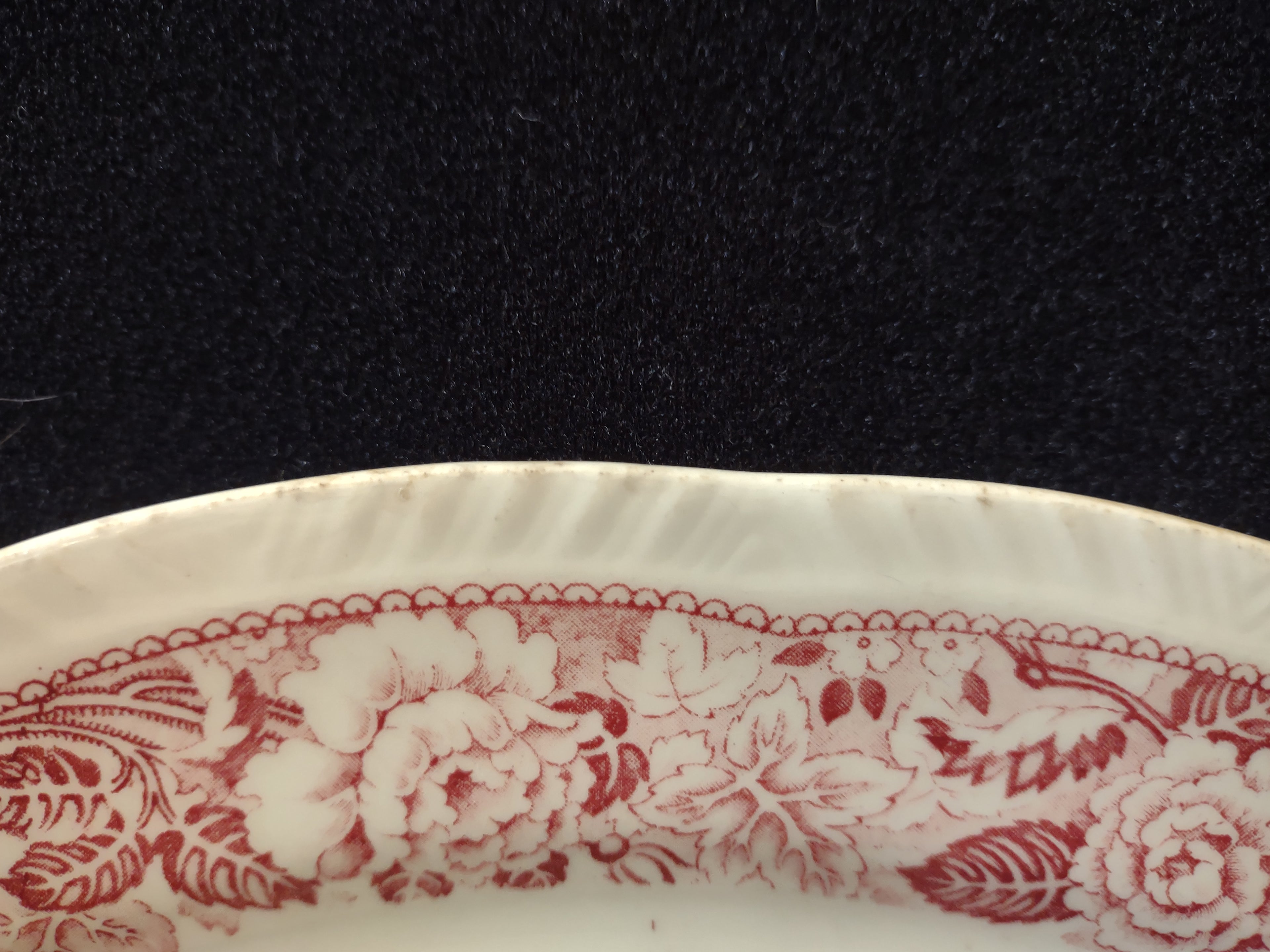 Vintage Homer Laughlin Historical America Clermont Serving Platter IMPERFECT [7046]