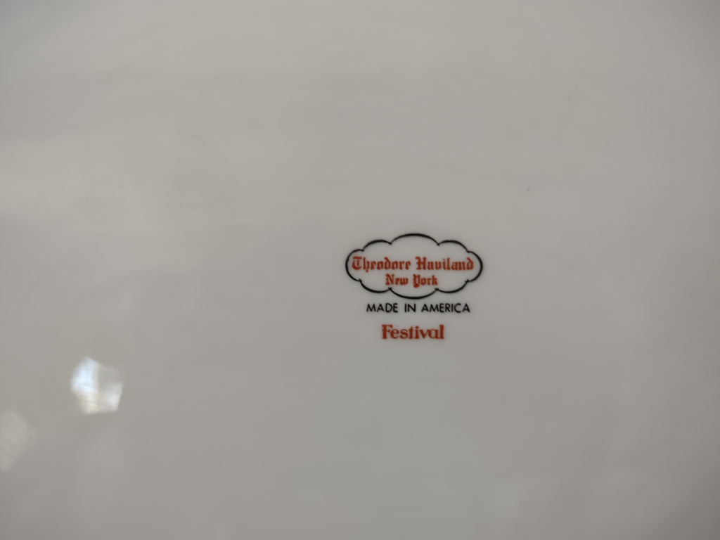 Vintage Theodore Haviland NY Festival Serving Platter [7049]