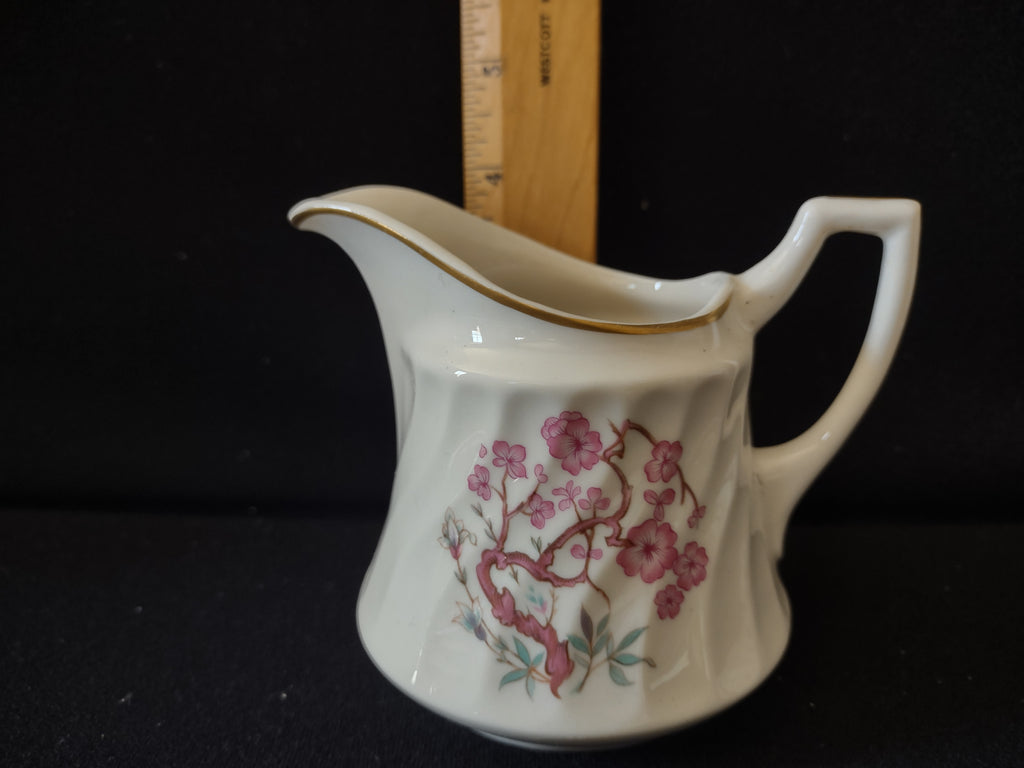 Vintage Syracuse China Spring Pattern Creamer Pink Cherry Blossom [7056]