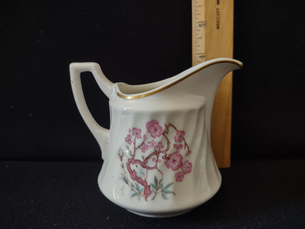 Vintage Syracuse China Spring Pattern Creamer Pink Cherry Blossom [7056]