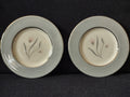 Vintage Castleton China Flair Small 6" Plate Set of 2 Platinum [7061]