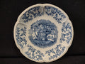 Vintage Johnson Bros Windsor Ware Mount Vernon Garden House Blue Berry Bowl - front view