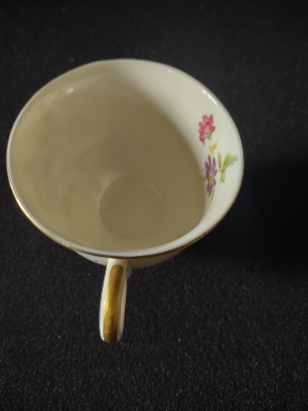Vintage Theodore Haviland NY Pasadena Mixed Floral Demitasse Cup [7089]