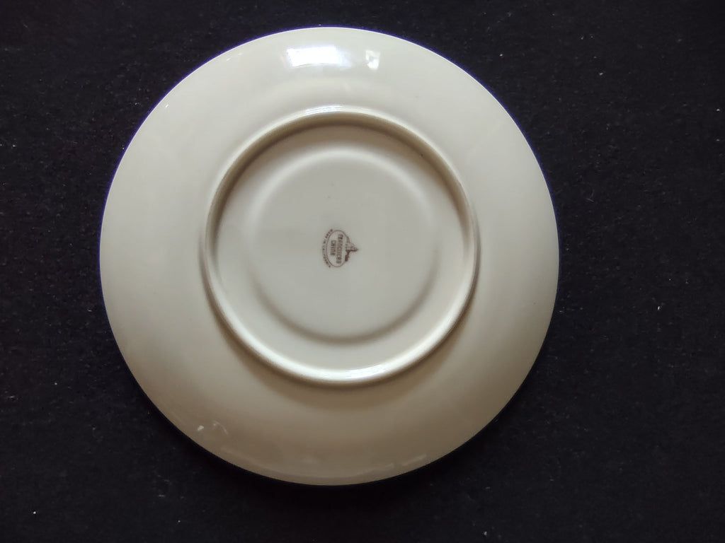 Franciscan China saucer reverse showing backstamp