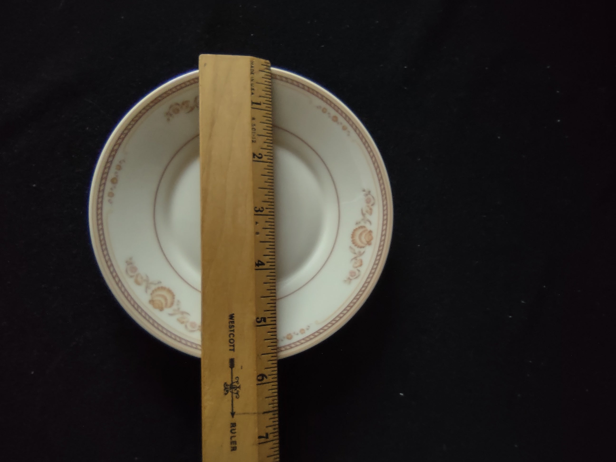 Gorham Newport cup and saucer set - side view