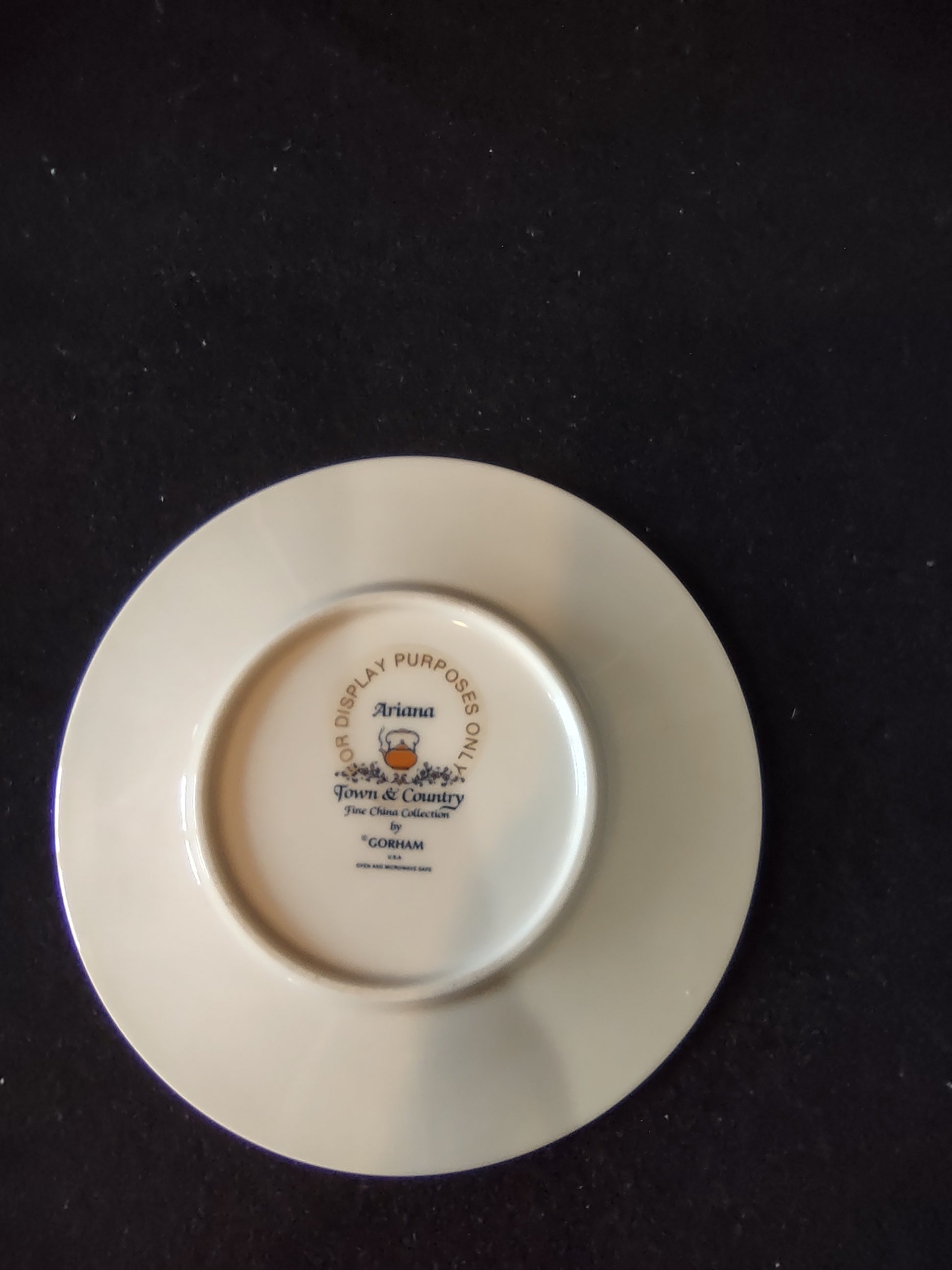 Gorham Ariana cup interior view
