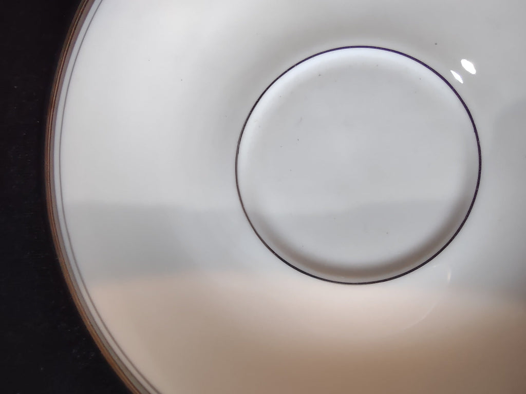 Syracuse China Countess saucer interior and cup well ring detail