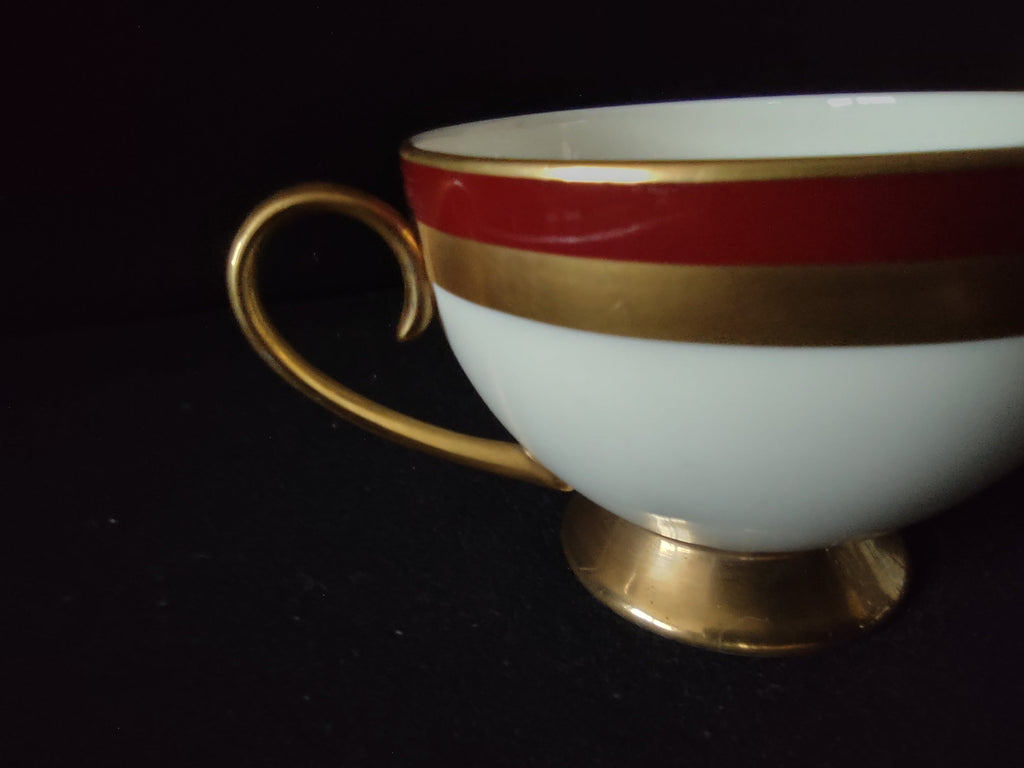 Gorham Ruby Contessa teacup full side view