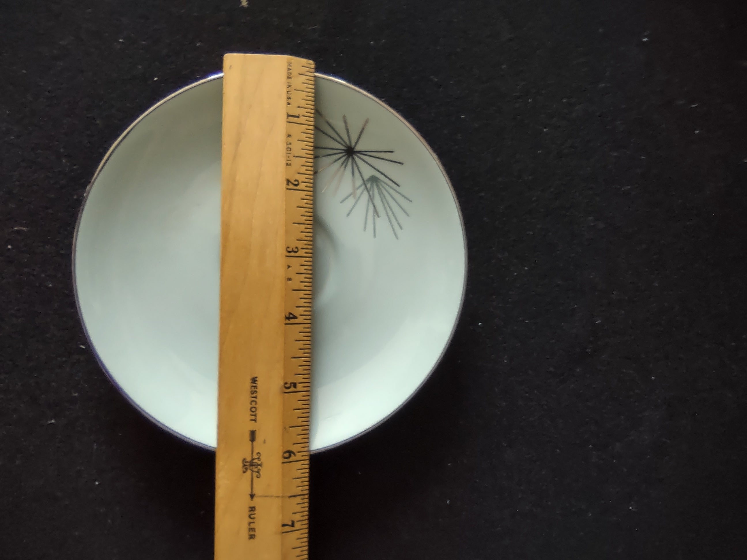 Franciscan Silver Pine cup and saucer set together