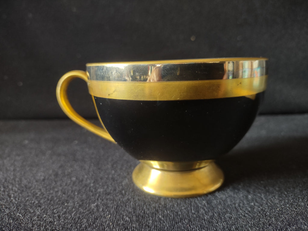 Vintage Gorham Fine China Midnight Contessa Cup Japan [7109]
