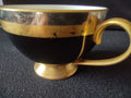 Gorham Midnight Contessa saucer backstamp Hand Banded 24kt Gold Japan