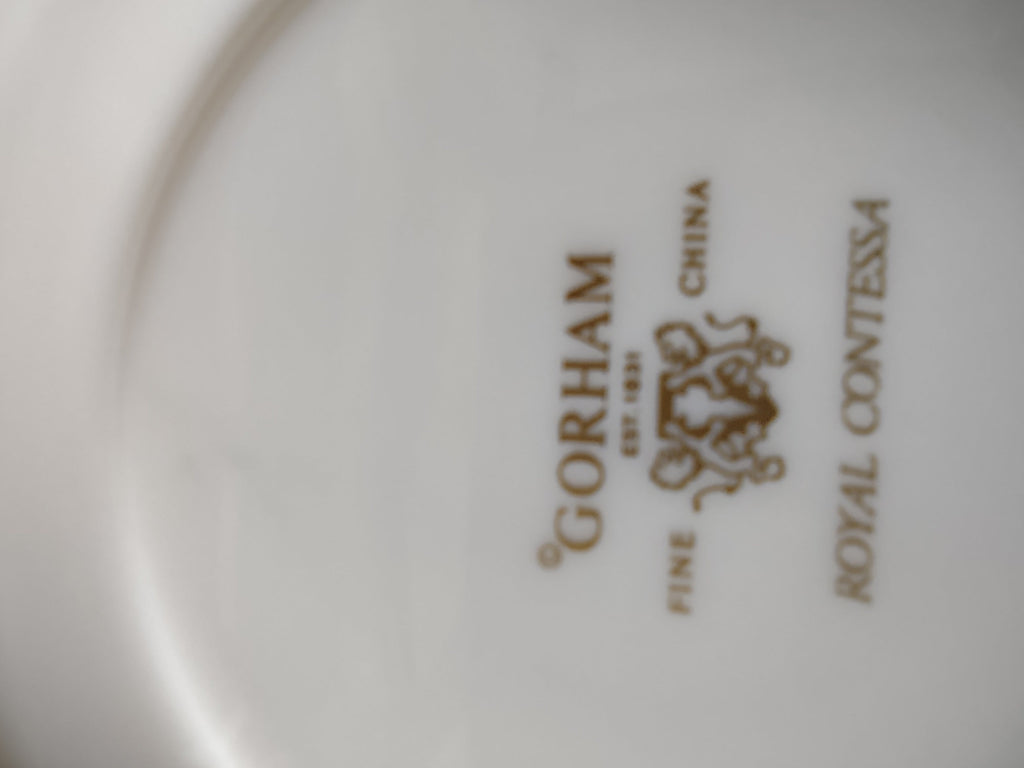 Gorham Royal Contessa saucer back with backstamp
