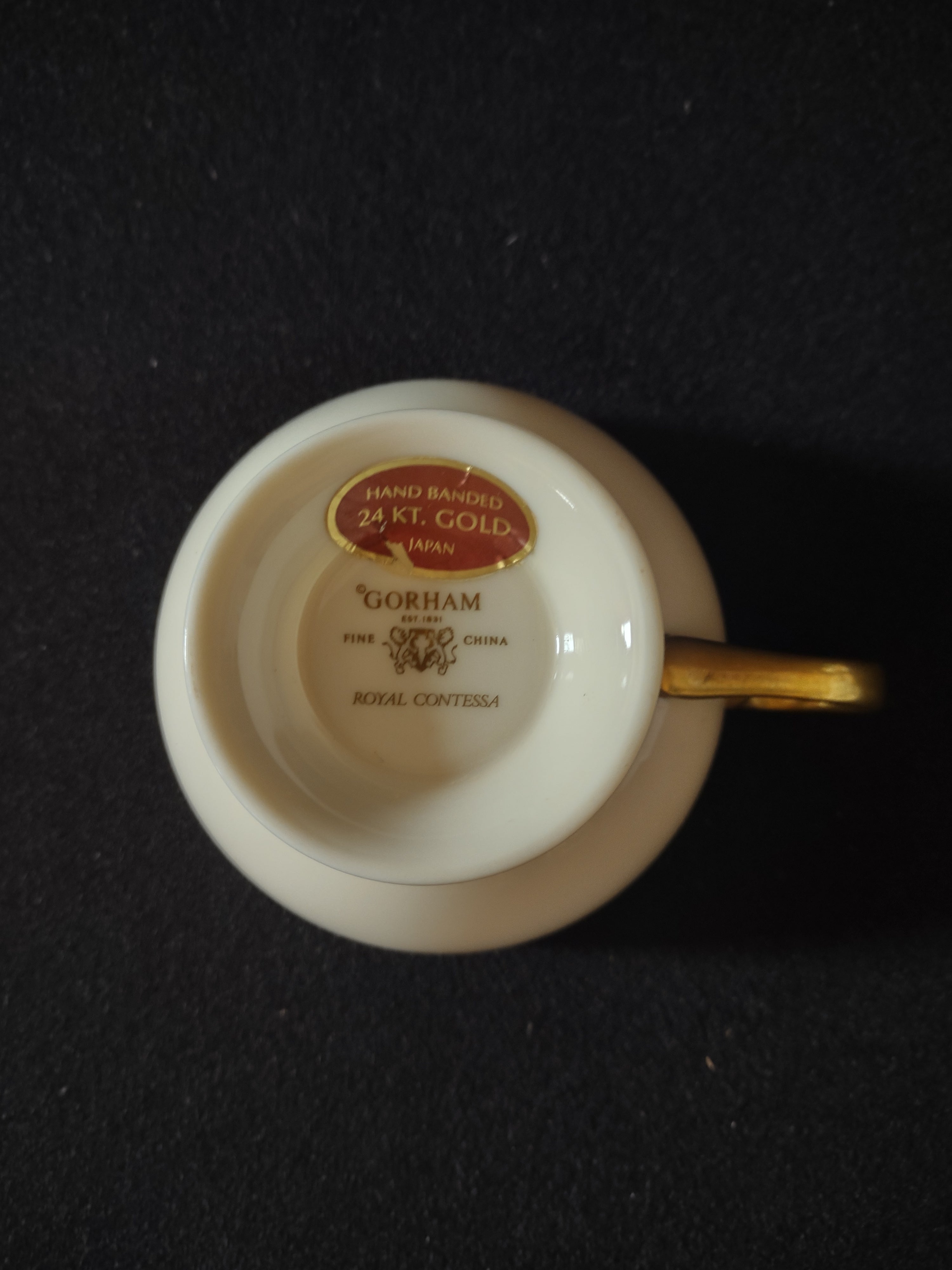 Gorham Royal Contessa cup and saucer additional view