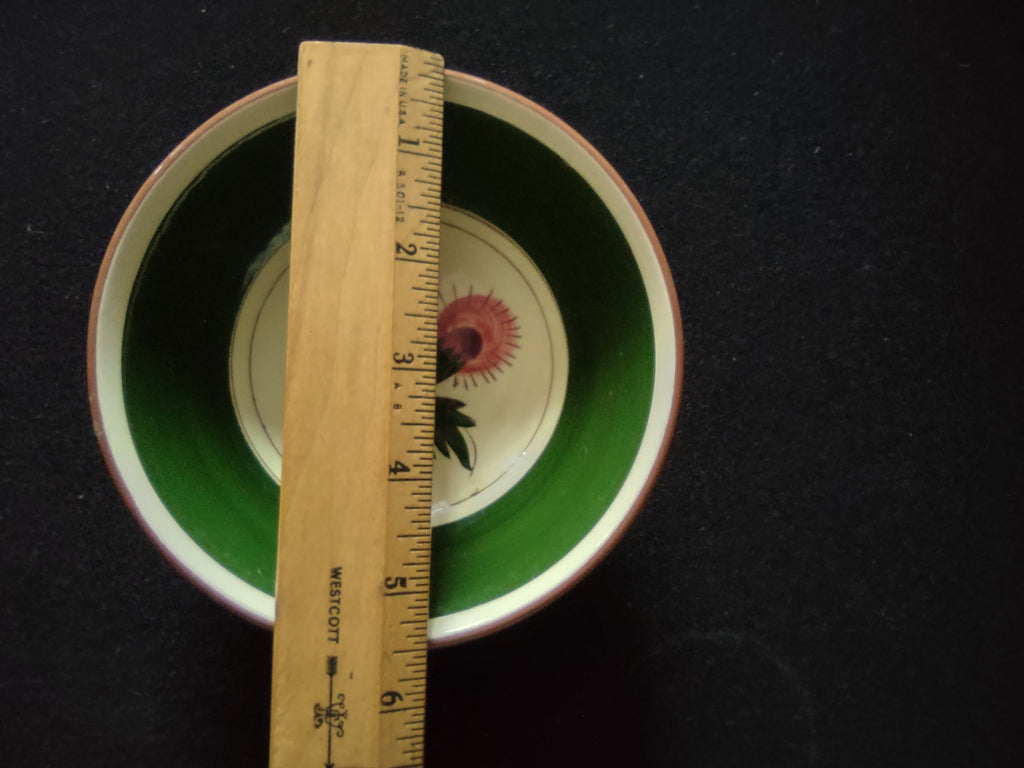 Stangl Pottery Thistle fruit bowl bottom backstamp view