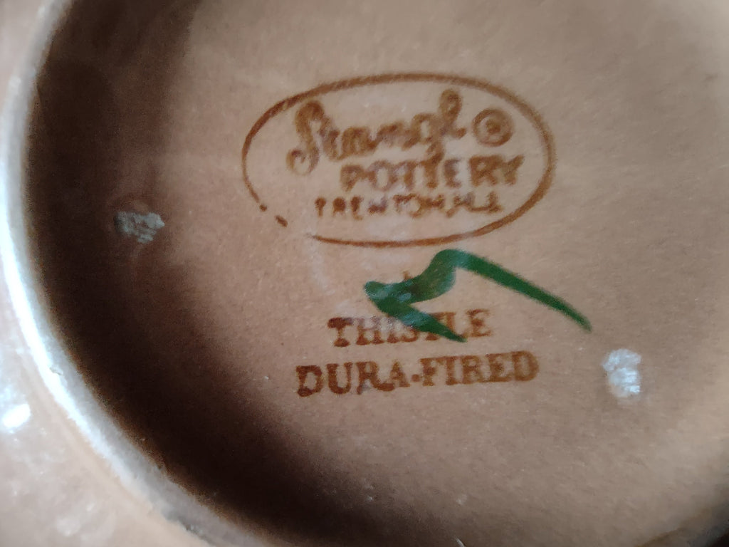 Stangl Pottery Thistle fruit bowl additional detail