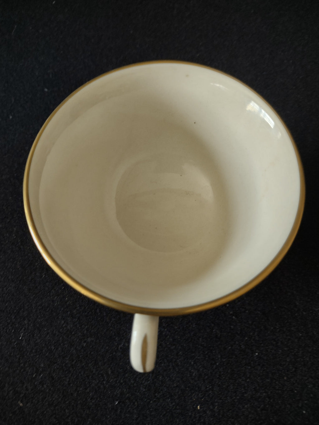 Alvin USA cobalt blue cup additional side view