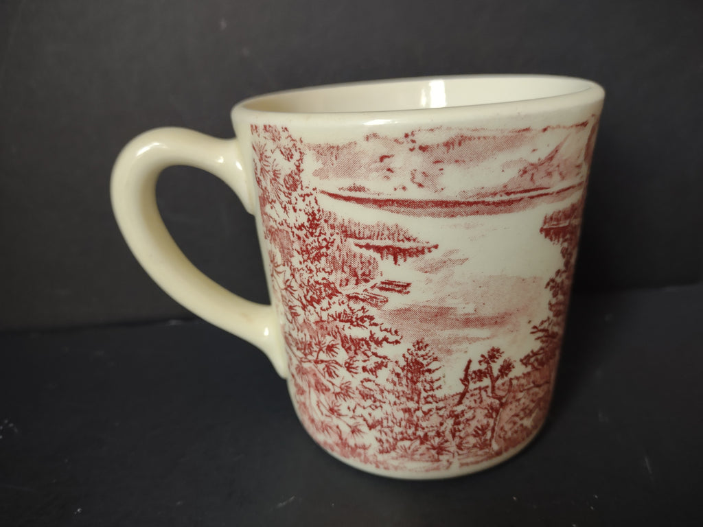 Vintage Vernon Kilns Emerald Bay Lake Tahoe Souvenir Mug [7143]
