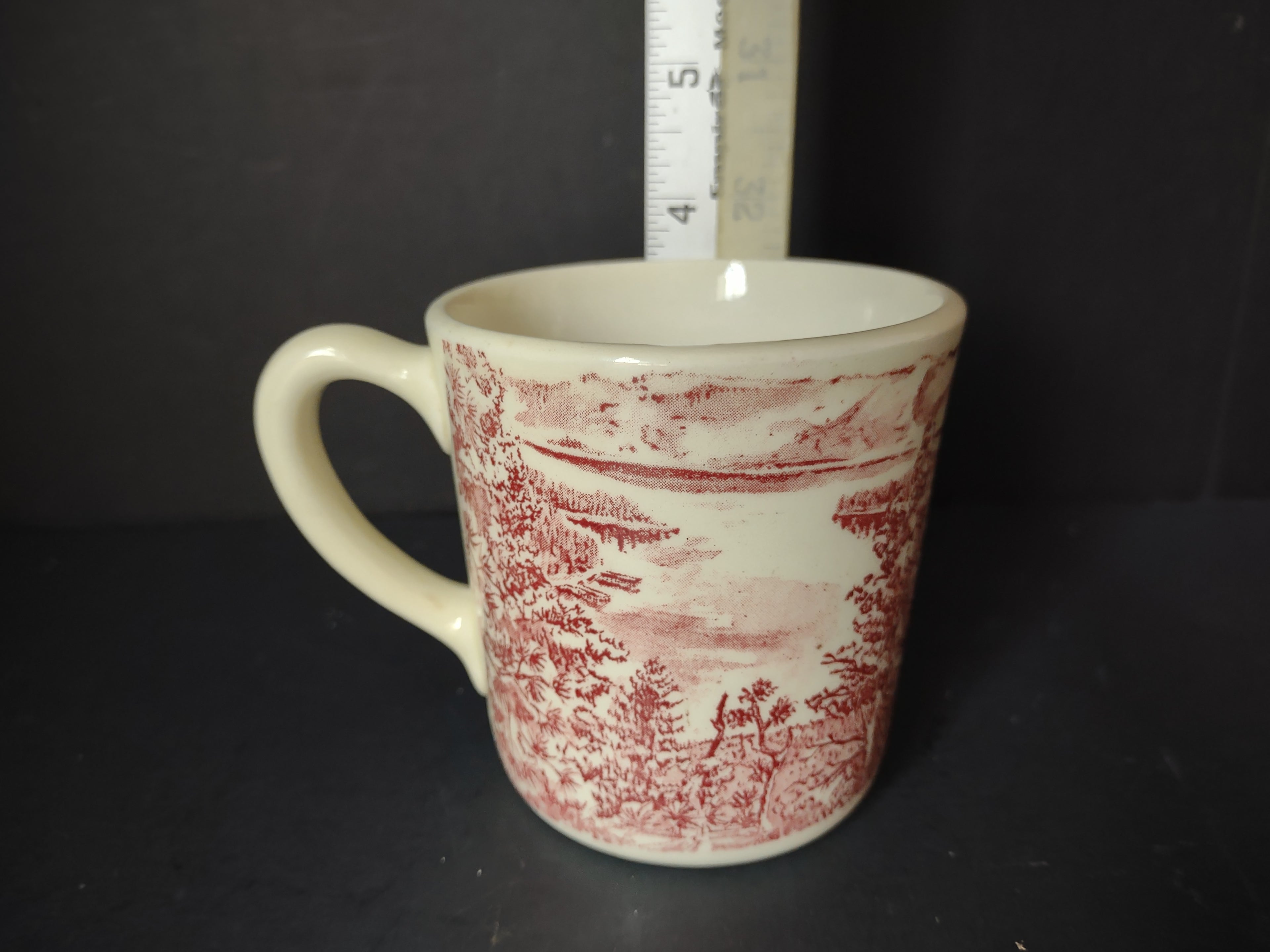 Vintage Vernon Kilns Emerald Bay Lake Tahoe Souvenir Mug [7143]