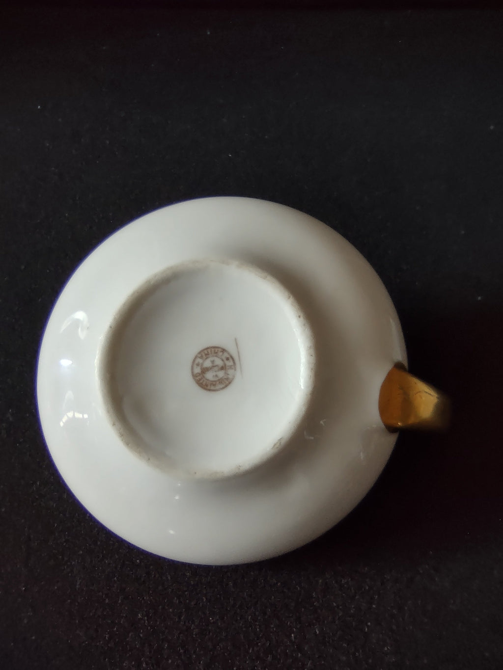 Limoges France creamer overhead view