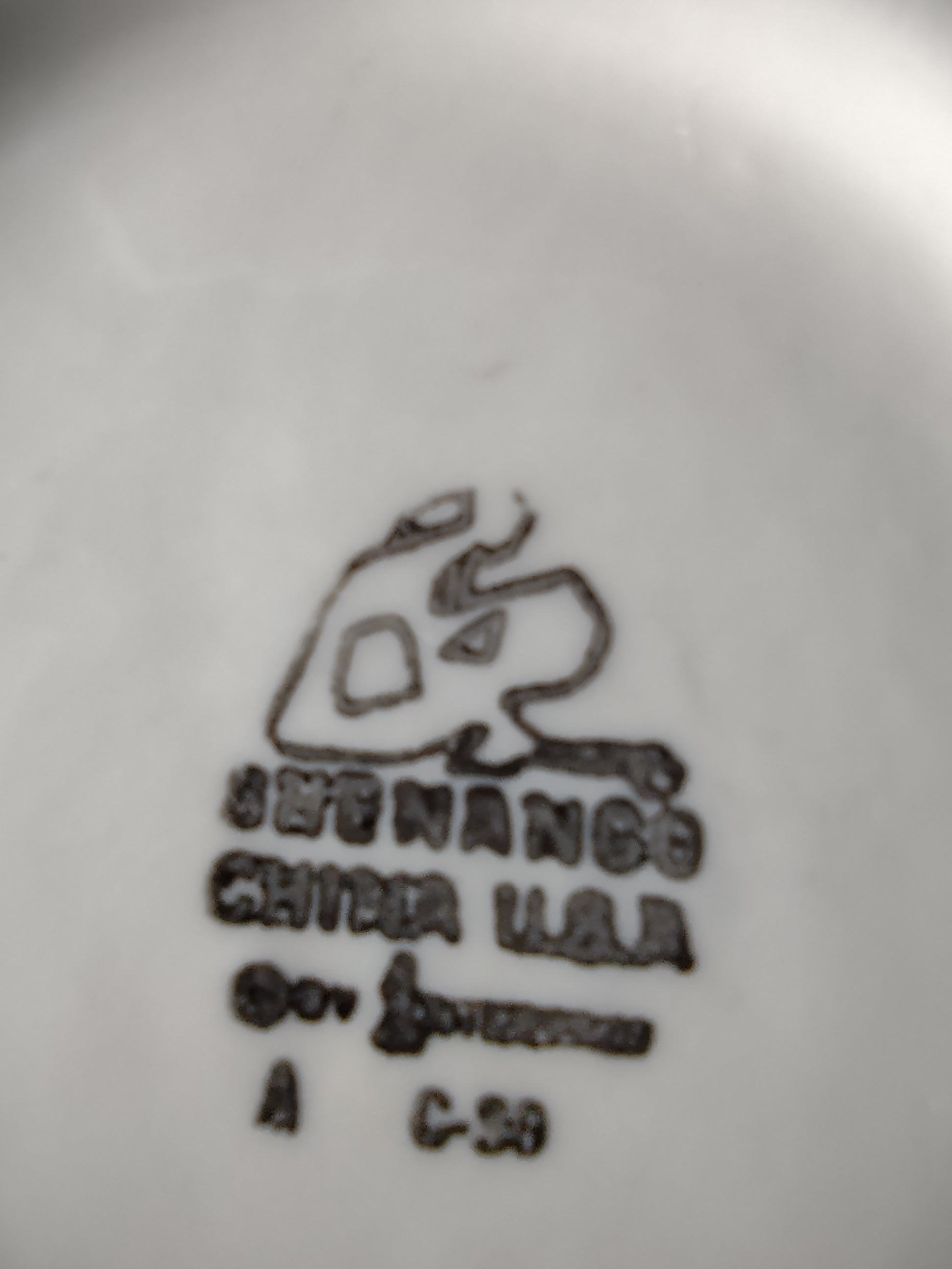 Shenango China USA sugar bowl additional view