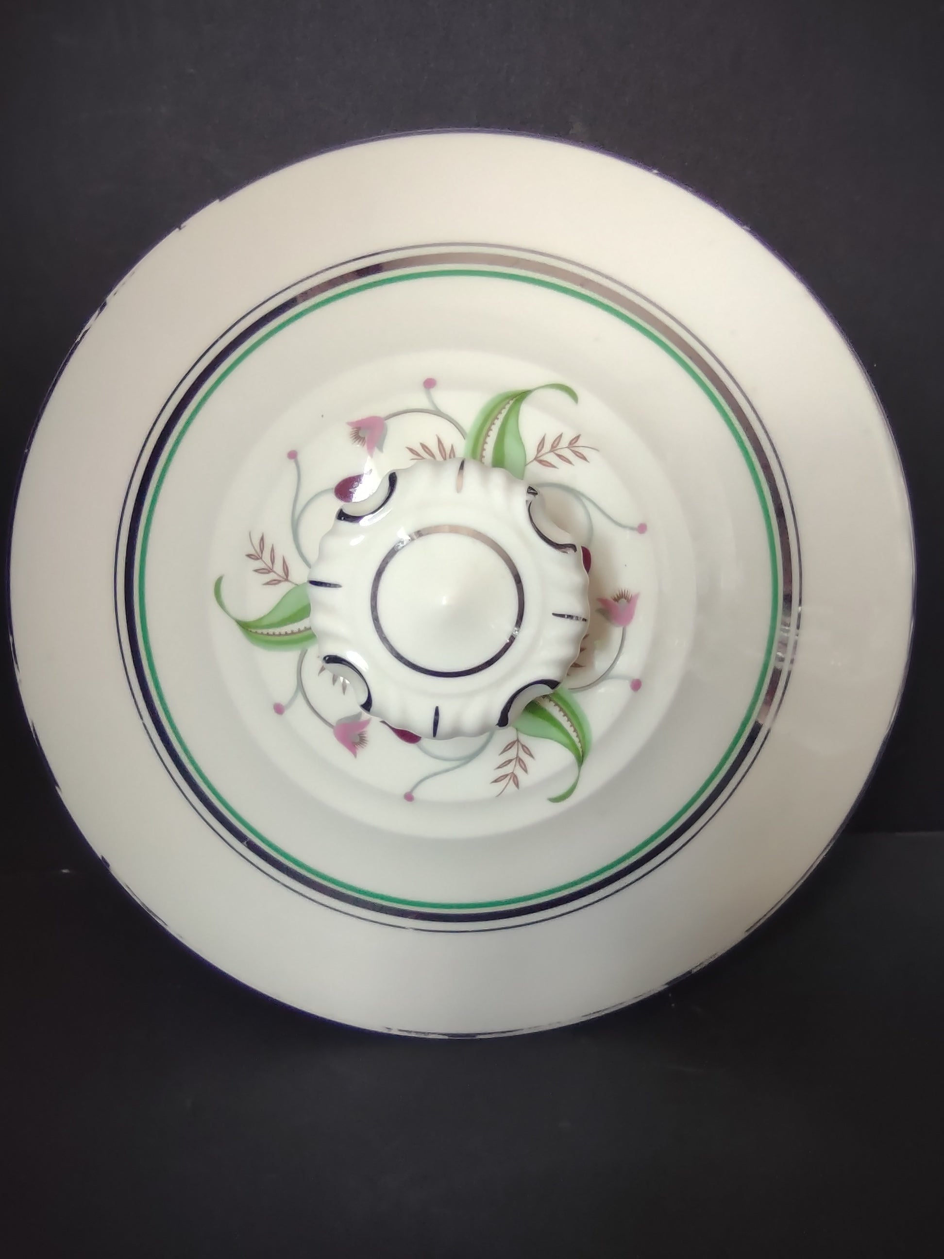 Vintage Syracuse China Coralbel Tureen Lid 10" [7156]