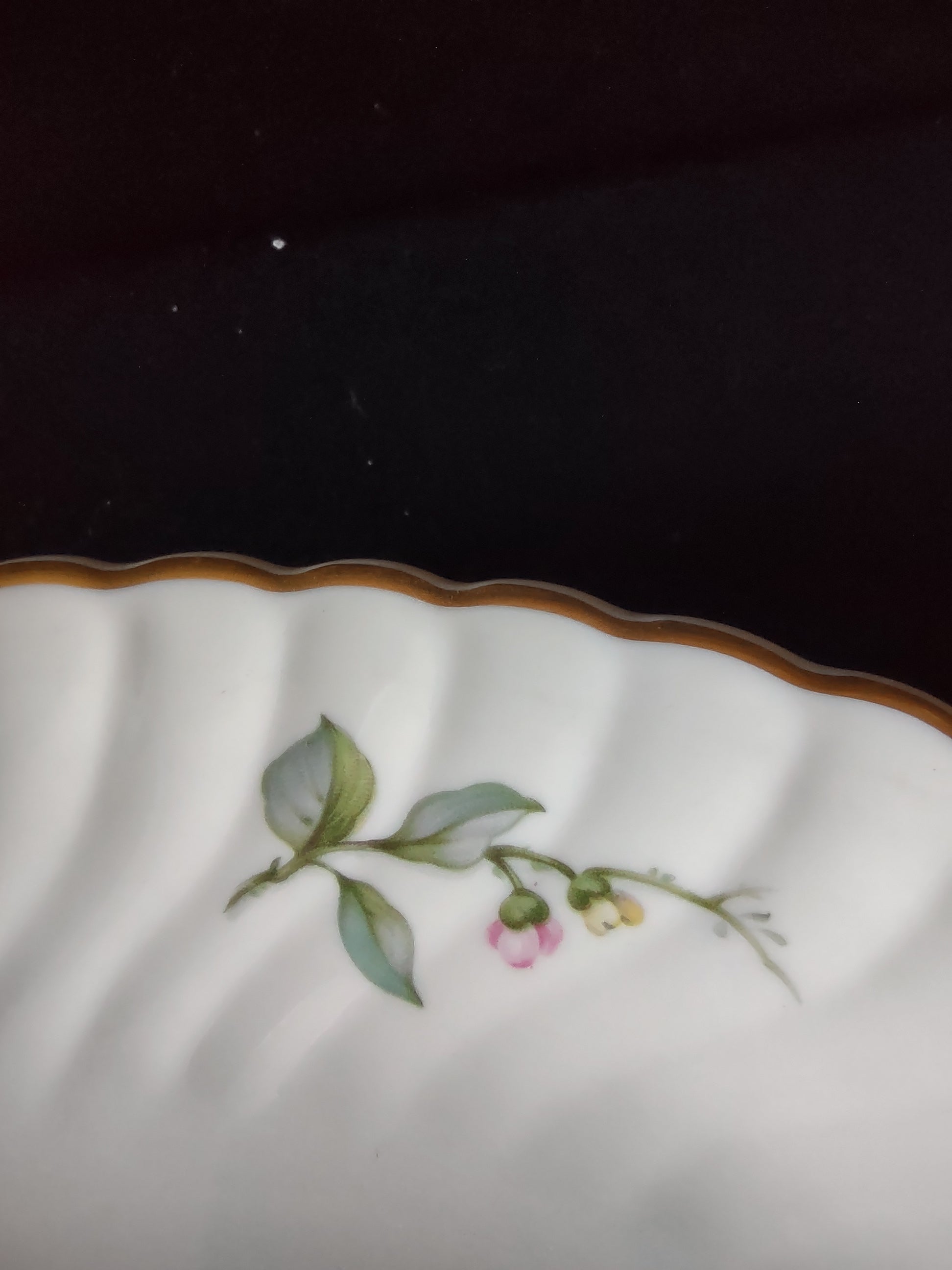 Vintage Syracuse China Apple Blossom Oval Serving Dish Pink & White [7138]