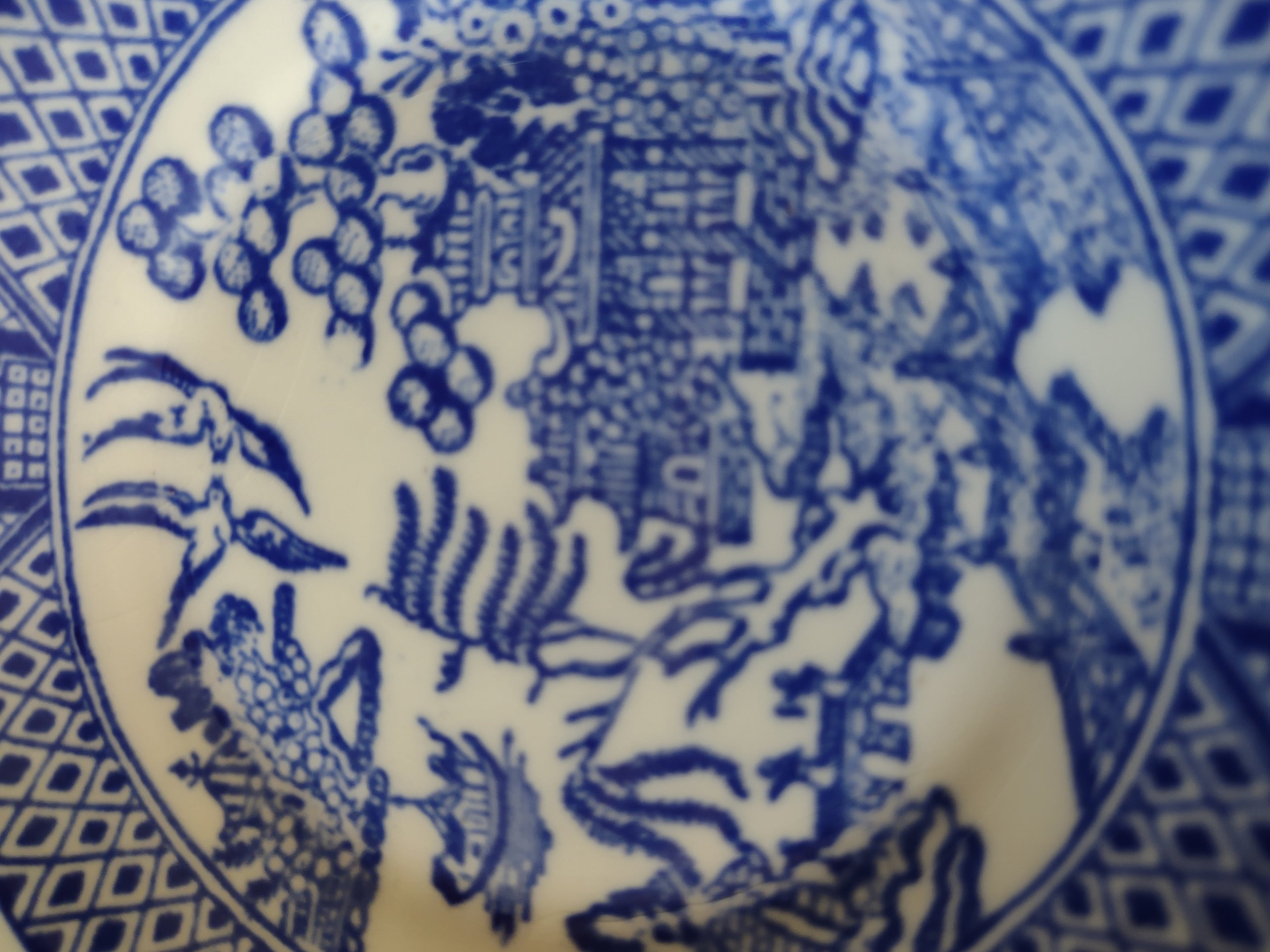 Royal China Willow Ware backstamp - Underglaze 52B