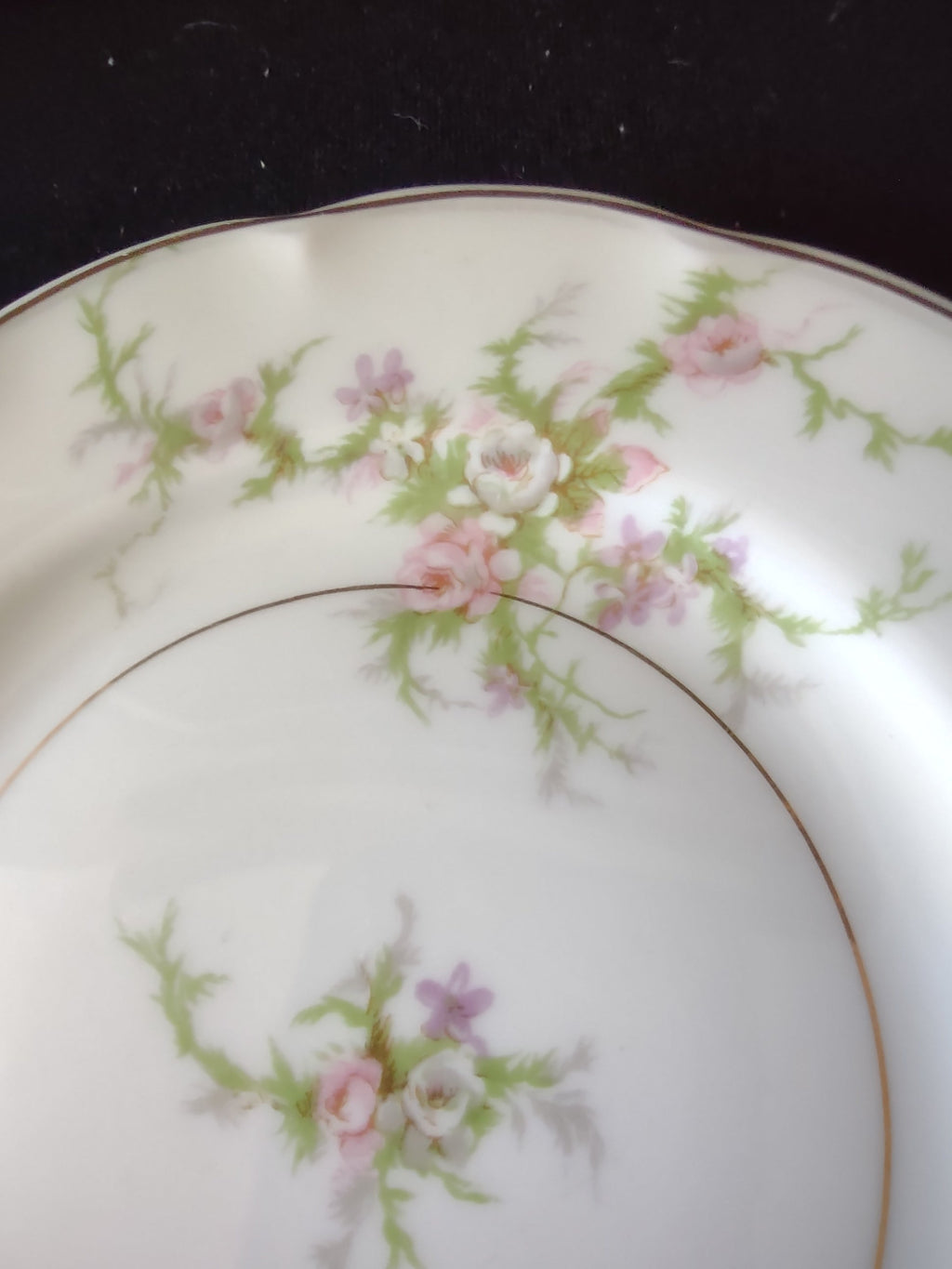 Theodore Haviland New York Rosalinde backstamp on plate bottom