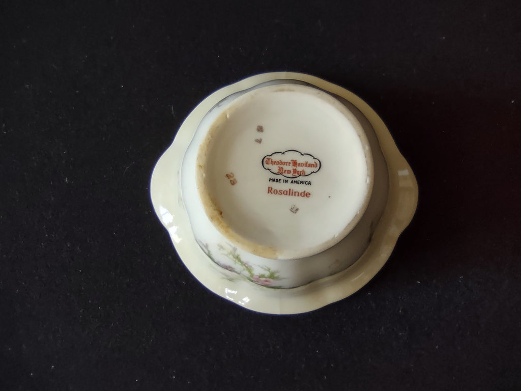 Theodore Haviland Rosalinde sugar bowl additional view