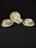 Theodore Haviland Rosalinde saucer backstamp reading Rosalinde Made in America