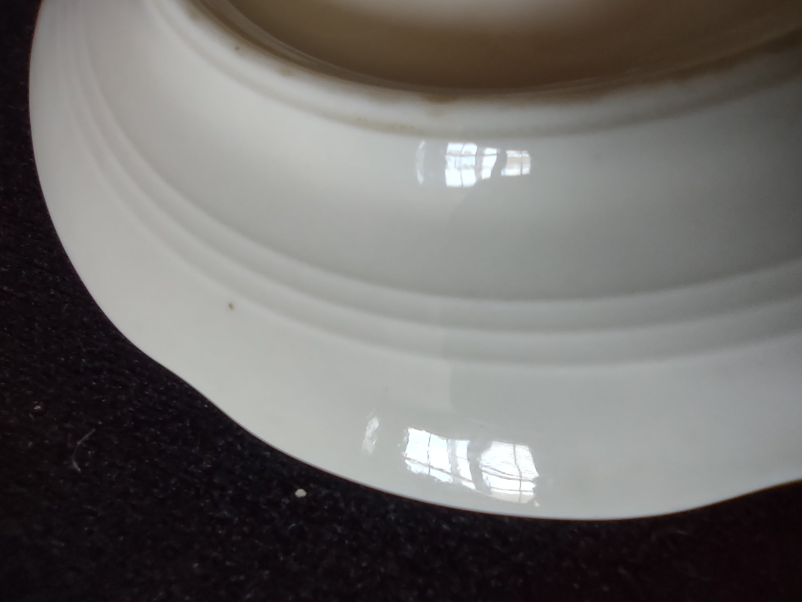 Vintage Theodore Haviland Rosalinde saucer top view
