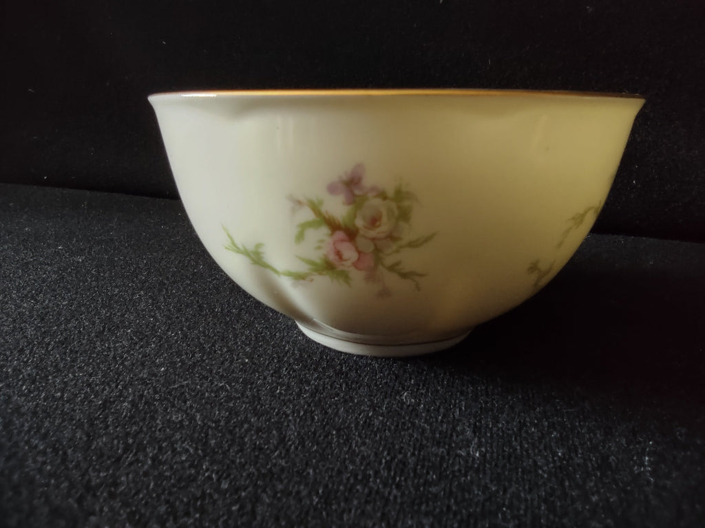 Vintage Theodore Haviland Rosalinde cup and saucer detail