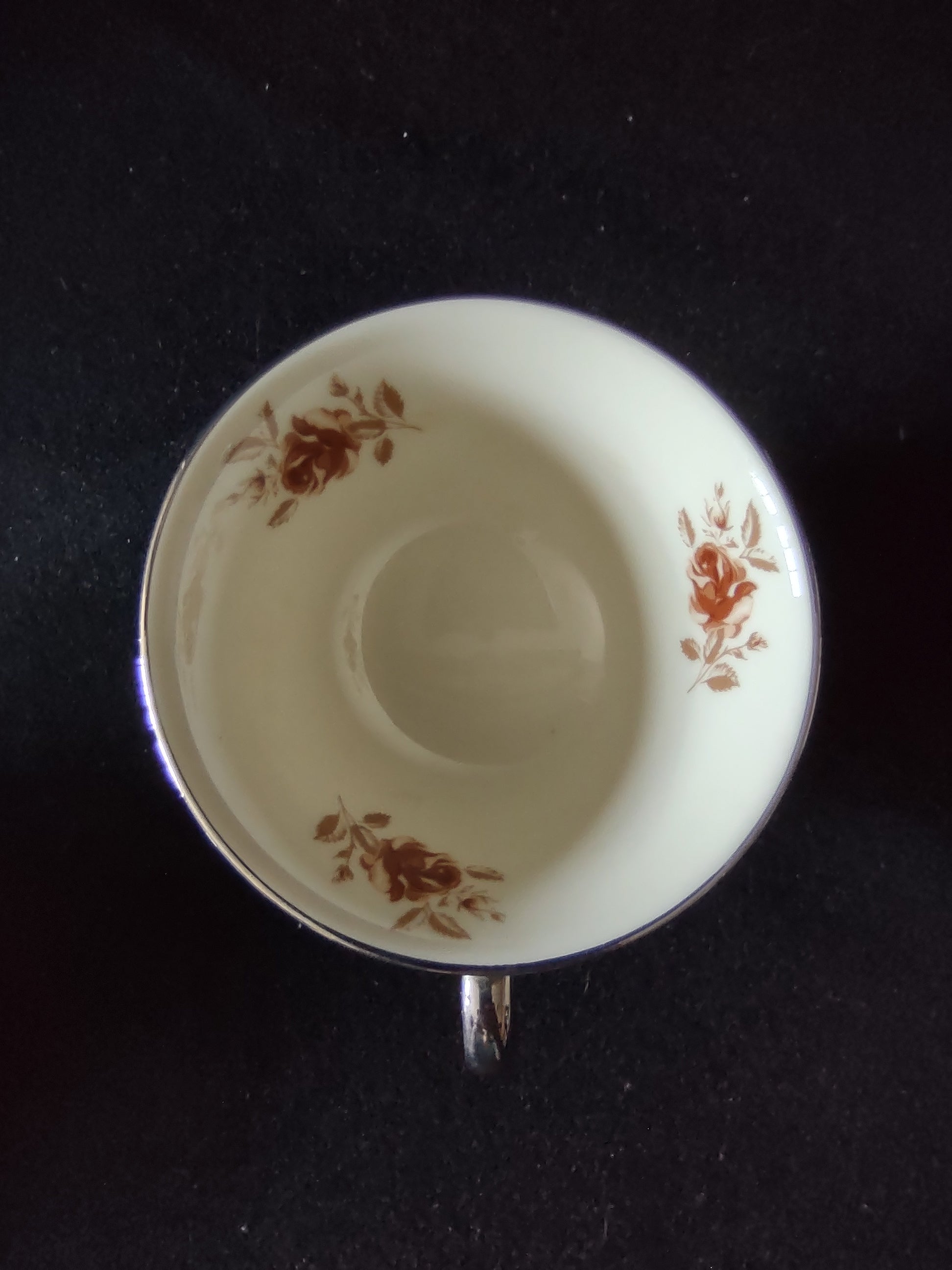 Flintridge China cup and saucer set detail