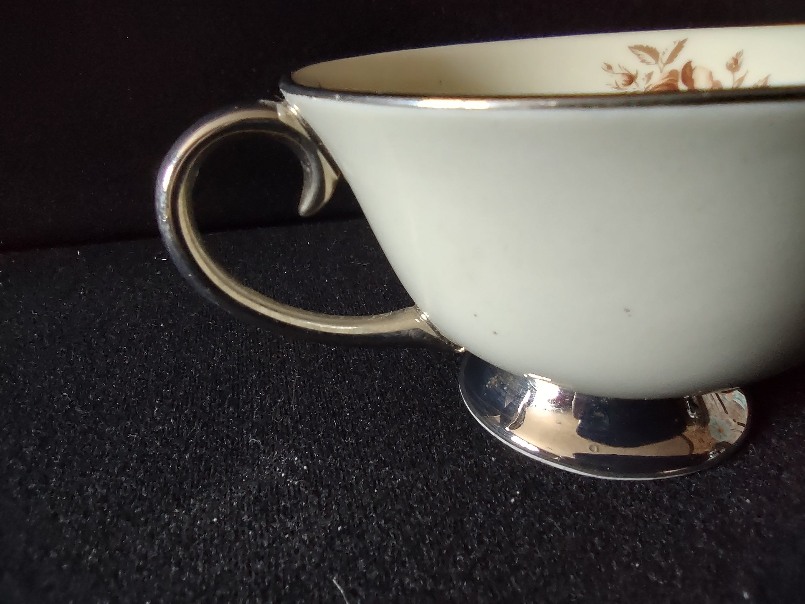 Flintridge China cup and saucer set full view