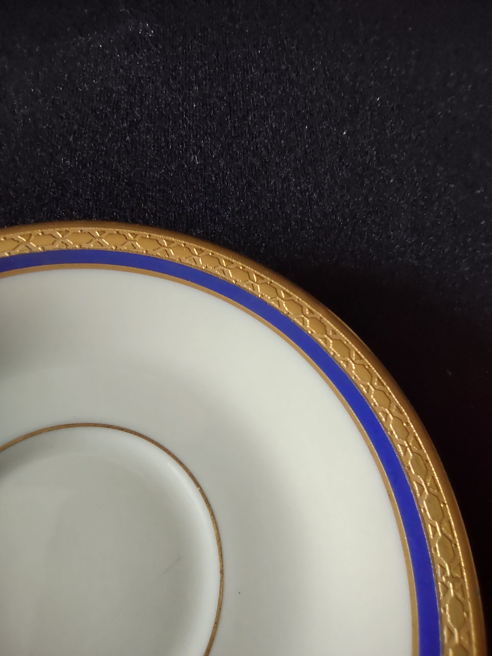 Syracuse China Old Ivory saucer backstamp - Old Ivory Syracuse China O.P.Co. Made in America