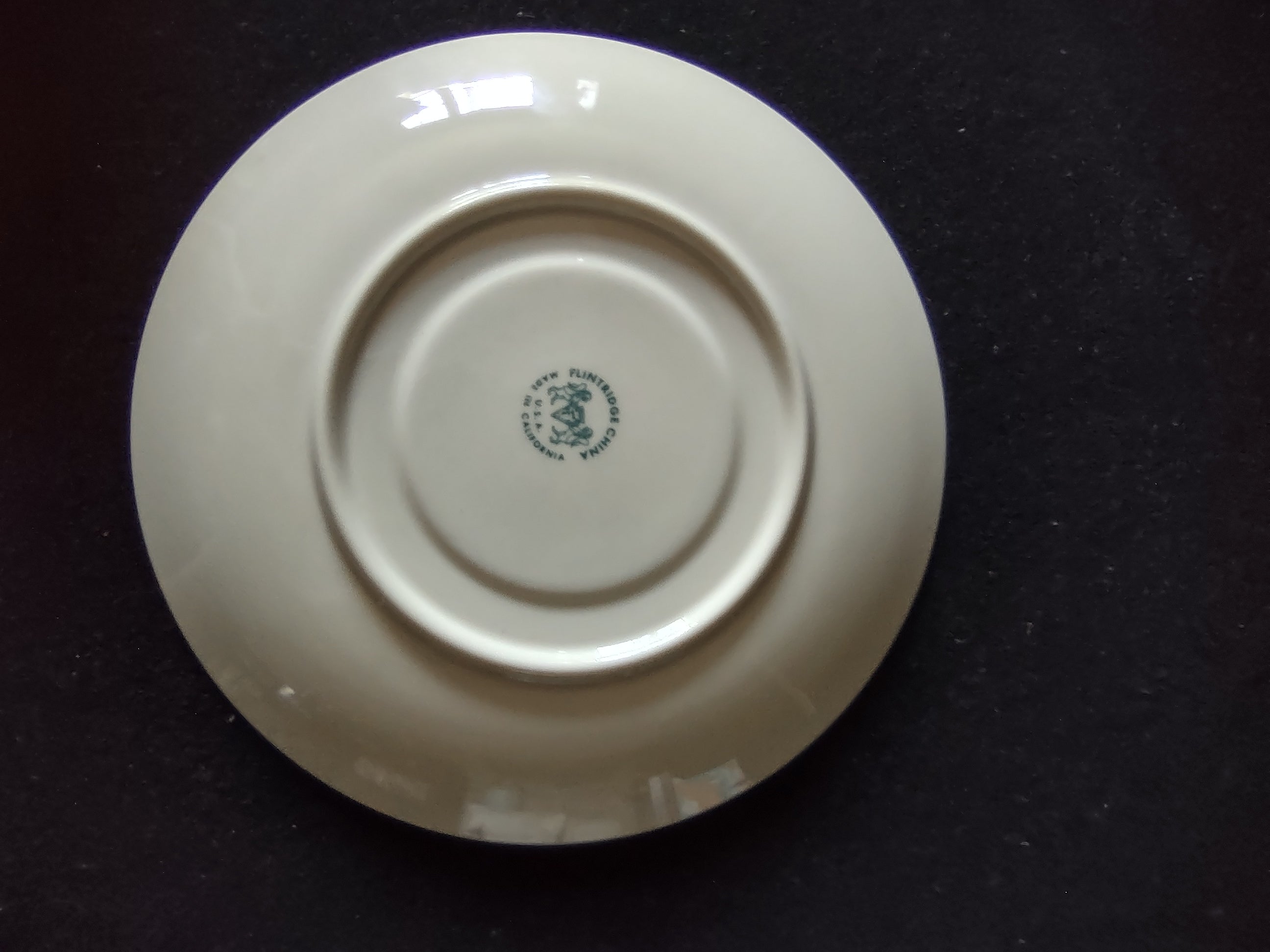 Flintridge China cup and saucer set of 2