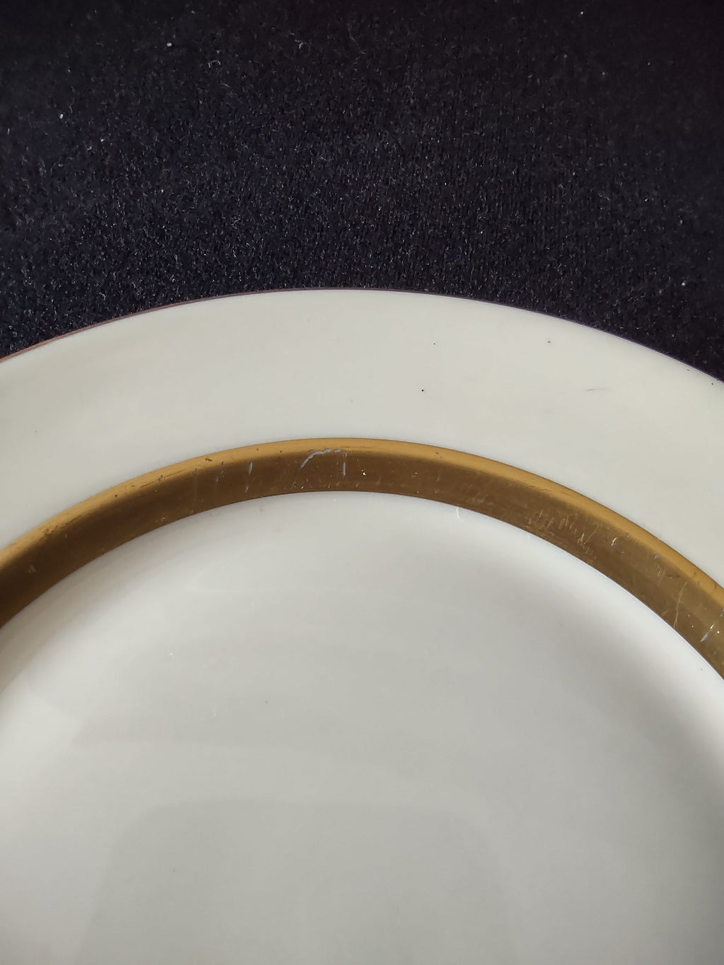 Theodore Haviland Gotham gold band plates set of 2